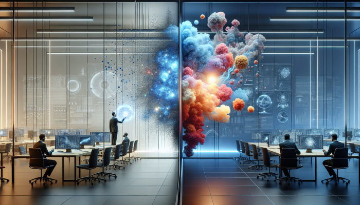 What Drives Debt Consolidation Loan Costs: Key Factors | DCL Infographic comparing simple interest and actuarial APR methods, with graphs, equations, and a borrower in a financial office.