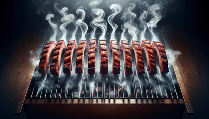 Smoked Spare Ribs with Bourbon Glaze for a Delicious Treat