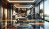 Polished Slate Floors for a Stunning Barnes Cray Home