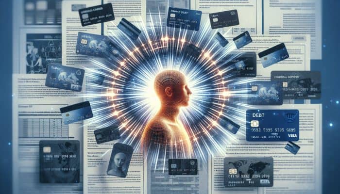 Can Debt Consolidation Fix a Bad Credit History: UK Guide | DCL Can Debt Consolidation Fix a Bad Credit History: A person consolidating various debts into a single glowing loan document, symbolizing financial relief.