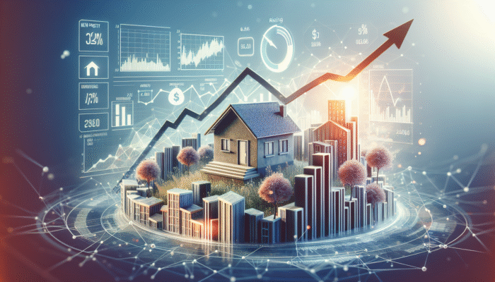 Graph of Standerton's housing market trends showing slowdown in new developments with rising interest rates.