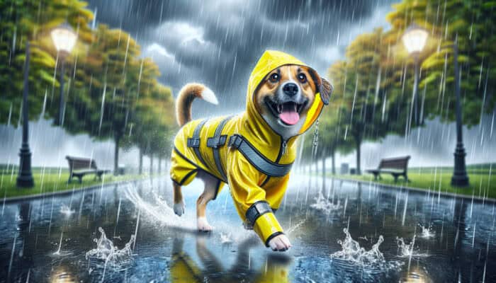 Raincoats for Pet Walks: Keep Dry During Rainy Days