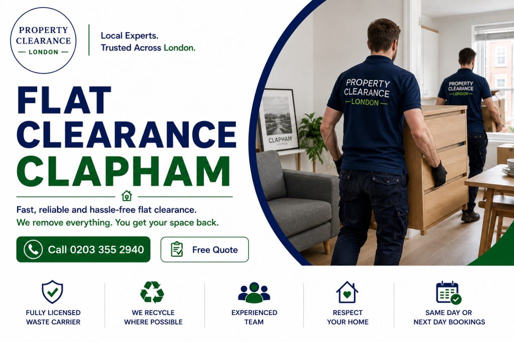 Flat Clearance Services in Clapham: Trusted Local Specialists