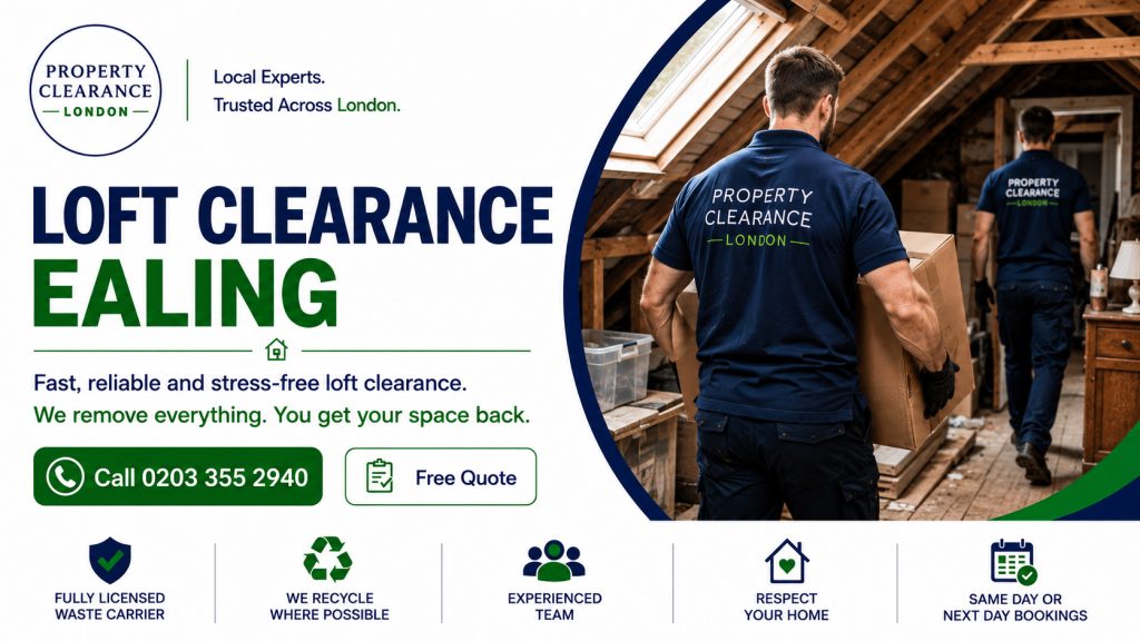 Loft Clearance Services in Ealing: Expert Solutions Provided